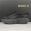 Одна кроссовка Hokah Clifton 8 Carbon x3 Women Bondi 8 Clifton 9 Спортивная обувь шокирующая дорожная мода Hokahs Mens Mens Women Size Размер 36-45