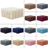 Chair Covers Foot Pedal Cover Dustproof Elastic 3D Full Package Firm Anti Slip Wear-Resistant Durable Skirt Hem