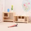 1:12 dockhus miniatyr möbler förvaring rack sundries rack soffbord tv skåp vardagsrum kök hylla modell dekor leksak