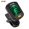 AROMA AT-101 AT-01A Digital Clip-on Electric Guitar Tuner Foldable Rotating Clip High Sensitivity Ukulele Guiatr Accessoriesfor High Sensitivity Guitar Tuner