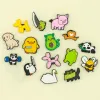 1pcs Funny Bee Panda Shoe Charms Cute Animal Shoe Clips Decorations Pig Dog Avocado Duck Cat Frogs Charms Accessories