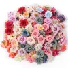 20st Rose Artificial Flowers Head Silk Fake Flowers For Home Hoom Decor Wedding Decorations Diy Crafts Garland Presenttillbehör