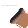 1pc Big abgewinkelte Foundation Make -up Pinsel Flüssige Bronzer Make -up Pinsel Wellenpulver Gesicht Essentielle Kosmetikwerkzeuge tragbar