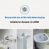 4pcs Plastic Bath Sink Overflow Drains 22-24mm Basin Sink Round Ring Electroplating Overflow Ring Chrome Hole Cover Accessorie