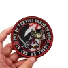 Varkensvlees eten Crusader geborduurde patches kruistochten haak en loop badge templars stickers militaire tactische appliques voor kleding