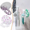 1Pcs Self-adhesive Wall Mount Toothpaste Dispenser Toothbrush Holder Storage Squeezer Shaver Holder Shelves Bathroom Products