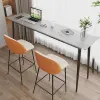 Party Design Bar Dining Table Night Nightclub Barman Square Sets Drink Bar Counter Counter Long High Beistelltisch Living Room Furniture