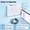 Printers *NEW* Niimbot D11 B18 Mini Label Maker Transfer Label Sticker Printer with White Color Ribbon PET Papers Keep 810 Years Machine