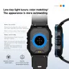 Montres toujours exposées Lemado C26 Smart Watch Men Amoled Screen High Rafash Taux 1Atm Imperping 1,96 pouces 410 * 502 Résolution BT5.2