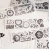 Mr. Paper Light Vintage Sulfuric Acid Paper Sticker Book Ins Style Handbook Diy Decorative Material Sticker 30pcs / Livre