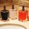 Liquid Soap Dispenser Bathroom Products Portable Dispensers Stainless Steel Coated Plastic Press Type Washing Hand Bottle