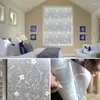 Fönster klistermärken klistermärke integritetsskydd självhäftande heminredning glas för badrum vardagsrum xqg dekorativa filmer