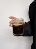 Wijnglazen glazen kopje hoog lage transparante verticale verdikte waterbekers voor melkkoffie sap whisky cocktail thuiskantoor bar
