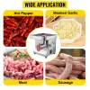 Greante de carne elétrica Vevor 250 kg/h 300kg/h Processador de alimentos comercial Salsicha Carne Chopper Pofinete de carne para serviço pesado