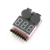 Display tensione Batteria ronzio di allarme basso xb100 1-8s metro Tester Lipo Battery Monitor per elicottero per droni per auto RC