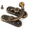 Heiße 12 Stcs Antique Bronze Latch Hook Haspel gebogen