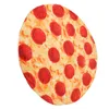 Couvertures à couverture douce jet de pizza accrocheuse pizza flanelle chaude confortablement enveloppée de cadeau intéressant pour les adultes à la maison