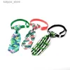 Dog Apparel Dog Apparel 3050 Pcs Pet Accessories Bowtie Tropical Plant Flower Summer Bow Tie Adjustable Size Necktie6752586 L46