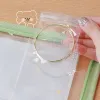 New Jewelry Necklace Earring Holder Bag Portable Water-proof Credit Card Photo Storage Book Ziplock Bag Ins Stationery Organizer