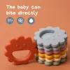 Bebek Silikon Boncuklar Teether Oyuncaklar Sevimli Hayvan BPA Ücretsiz Silikon Hemşirelik Diş Çıkarma Oyuncak Emzik Klibi Bebek Çiğneme Aksesuarları