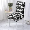 Couvre-chaises mignonnes animales imprimées couvercles de siège anti-hier