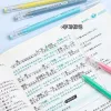 9PCS Kawaii Morandi Gray Pens Set Multi Color Gel Ink Pens Vintage Marker Liner Ballpoint Pen School Office Stationery Gift Pen