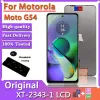 6.5"Original For Motorola Moto G54 LCD Display Touch Screen Sensor Digiziter Assembly ForMoto G54 LCD XT-2343-1 Display Frame