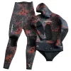 YAMAMOTO Rubber Body 5mm Diving Suit Men's Semi Dry Deep Diving Camouflage Fish Hunting Suit Split Body Diving Suit