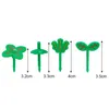 Forks Four-leaf Picks Mini Fruit Fork Toothpick For Kids Lunch Bento Box Sandwich Salad Dessert Decoration Plastic Leaves Clover