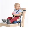 Tillbehör Portable Booster Seat Dinning Seat Pad Baby Chair Sater Spädbarn Safy Travel Sattstol Toddler Shopping Seat Assistant 3 Färger