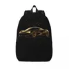 Sac à dos puissant canevas de voiture de sport sac à dos astro géométrie minimaliste sac d'art de banlieue de streetwear durable sacs