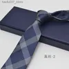 Nackband riktiga siden slips mullbärsilke män personlig formell klädsel 8 cm affär tieq