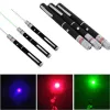 5MW 650 nm groene laser pen zwart sterk zichtbare lichtstraal laserpointer 3colors krachtige militaire laster pointer pen