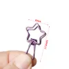 6 Pcs/Set Retro Metal Fish Clip Hollowed Out Design Binder Clip Hand Book Small Book Folder Creative Stationery Office Clip