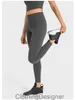 Ll yoga costume en peluche align les leggings rapides et gratuits à taille haute pêche multiple couleurs pour le pantalon cycline de course
