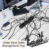 Under-Desk Cable Management Rack Trwałość Creative Drut Organizer Gniazdo Przenośna przestrzeń Taca do przechowywania sznurka dla domów biur