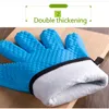 2PCS Grade alimentaire résistant à la chaleur Silicone Cuisine Barbecue Glove Cuisine Cuisine BBQ GLANT GLANT GLANT MITT BAKING GLANT