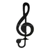 Candle Holders Iron Music Note Holder Treble Clef Wall Ornament For Home Office Classroom Decor Drop Delivery Garden Dhax4