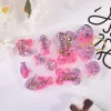 Hundbenformad kattmärke Epoxiharts Silikon Mögel Diy Keychain Pendant Crafts Smycken Makande leveranser Handverk av gjutningsverktyg