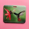 Hummingbird Contaling Holder Fleurs Birds Badge Holdgers Holding Keychain Stal Strap infirmière Lonyards pour Pass Case Credit Card