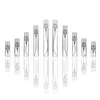 Bouteilles de rangement 10pcs mini 2 ml 3ml 5ml 7ml 10 ml brume vide vide vidage en verre transparent vide atomiseur de parfum de parfum rechargeable