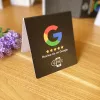 Google Review NFC Stand Display Tabell Display Coffee Shop NFC Card Stand Google Review Table Tent