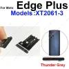 Motorola Moto EdgeのSIMカードトレイスロットプラスエッジSプロエッジ2021 SIMカードホルダーカードリーダーソケットアダプターパーツ