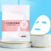 Disposable Face Plastic Film Full Face Cleaner Mask Neck Stickers Paper Transparent PE Masks Wrap Facial Beauty Healthy Tool