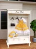 Miniatuur Dollhouse Furniture Mini Franse boekenkast BJD Blythe Dollhouse Locker Dock -poppenkastkast Cabinet Nieuw DIY Miniature Dollhouse