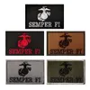 Reflective USMC Navy Seals Tactical Embroidered Patch USA Marine Corps Emblem Army Military Patches For Clothing Appliques Badge