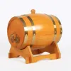 1,5 / 3 / 5L OAK Wood Barrel Vintage Beer Brewing Tools Dispensateur pour rhum Pot Whisky Wine Mini Keg Bar Bar Home Brew Bree