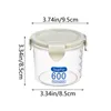 Storage Bottles Food Containers Kitchen Box Sealing Preservation Plastic Fresh Pot Container For Lunch Bags-