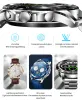 Polsbandjes NX1 Origineel Smart Watch met Bluetooth Call Body Temperatuur Measurement Men Sportstappenteller Bracelet Tracker Health Polsband