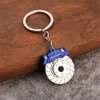 Kreativer Rad Rand Keychain Metall Racing Bremsscheibe Keyring Auto Motorrad Schlüsselkette Souvenir Geschenk Taille Schnalle Beutel Anhänger